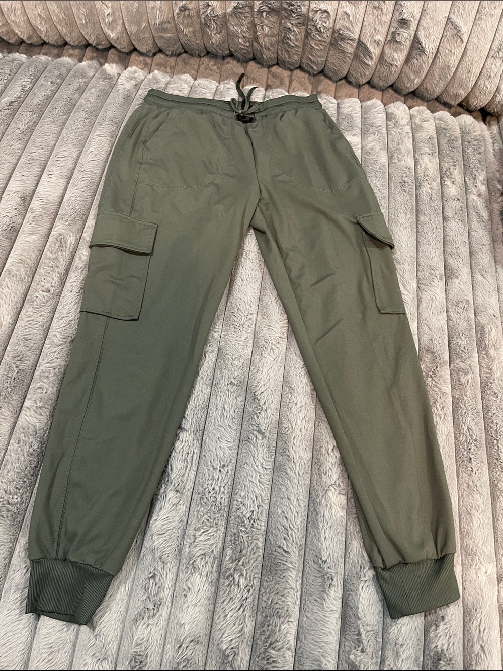 Rachel Zoe Olive Green Women's Cargo Jogger Pants